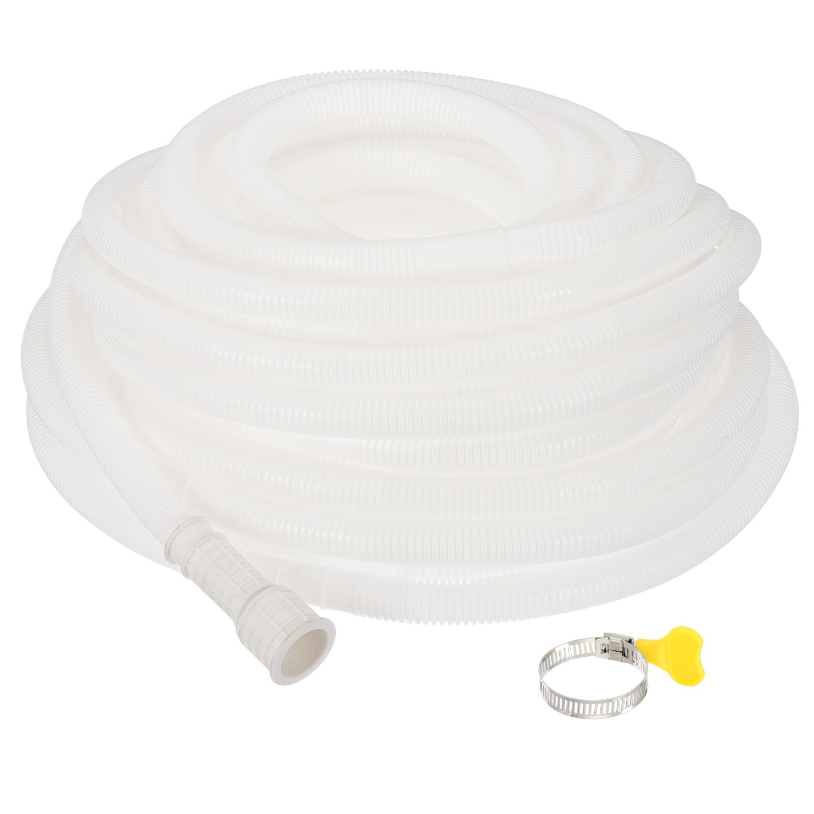 65.6ft Air Conditioner Drain Universal AC Drain Connector Hose with Clamp