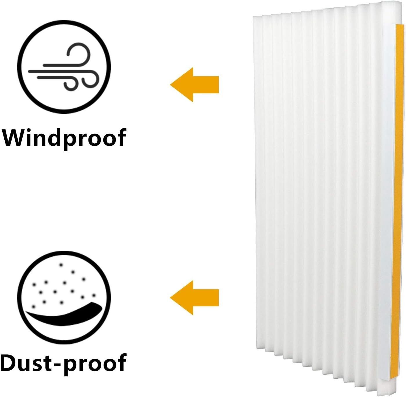 Energy-Saving Window AC Insulation Panel Kit – Comfortable Home Solution, 2 Pack