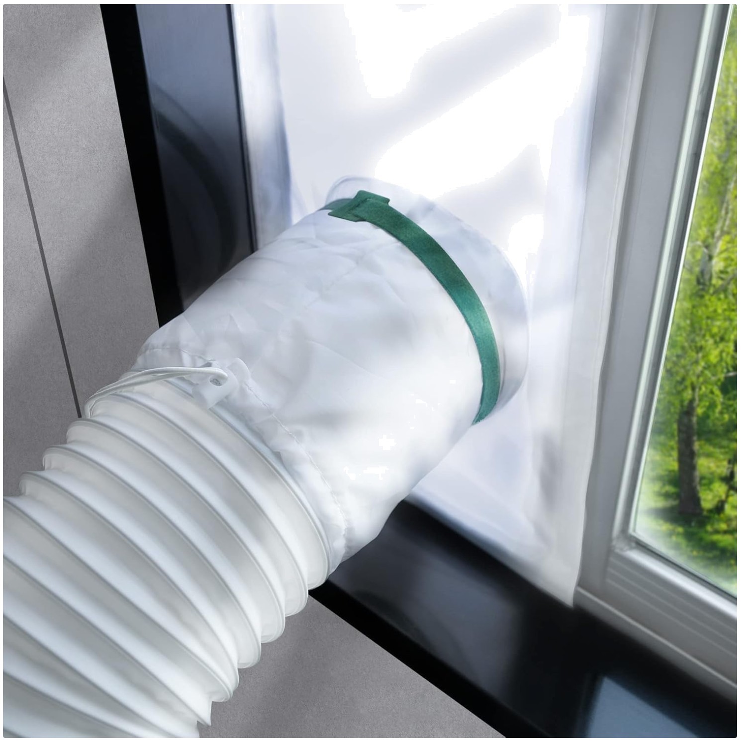 Energy-Saving Window Vent Kit for Portable AC, Easy Install