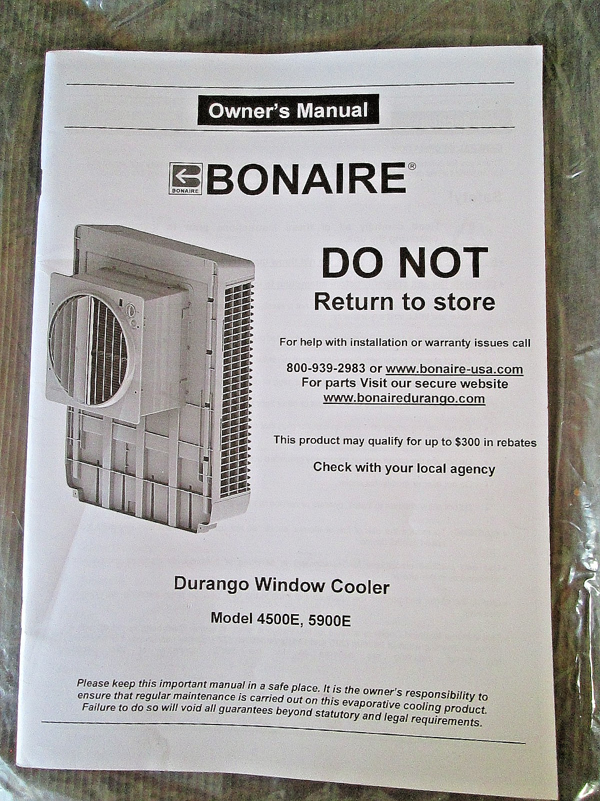 Bonaire Durango Window Cooler