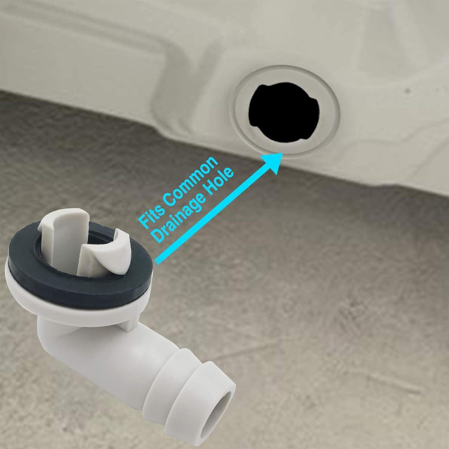AC Drain Hose Elbow Connector 15mm Mini Split Adapter