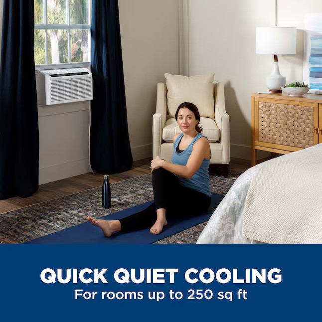 GE 6200 BTU Ultra Quiet Window AC for Rooms up to 250 sq.ft. – Refurbished