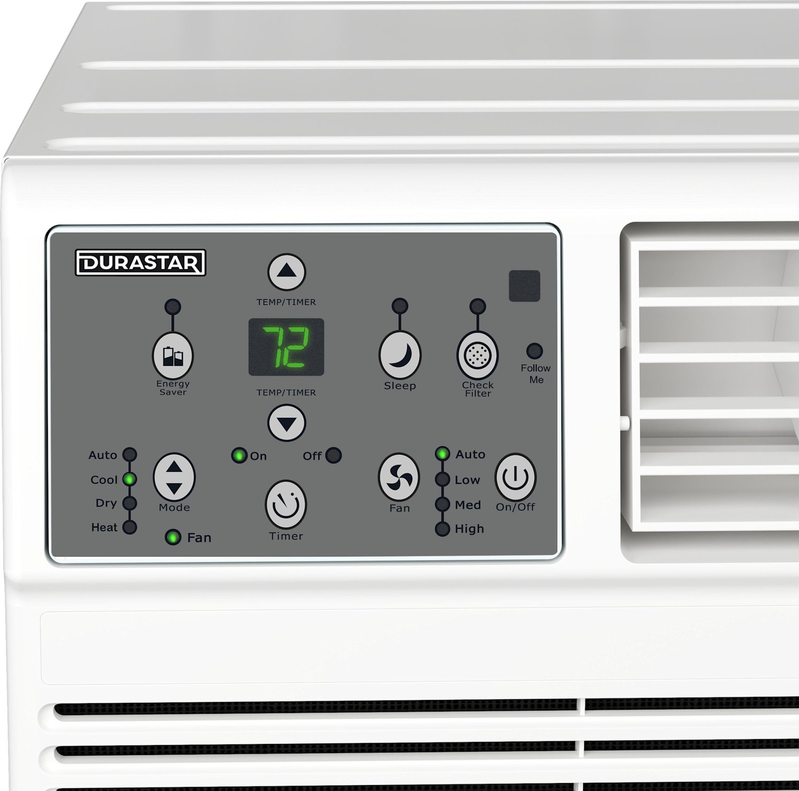 Durastar DRTHC122XNA1 12,000 BTU 208 / 230V Through the Wall Air – White
