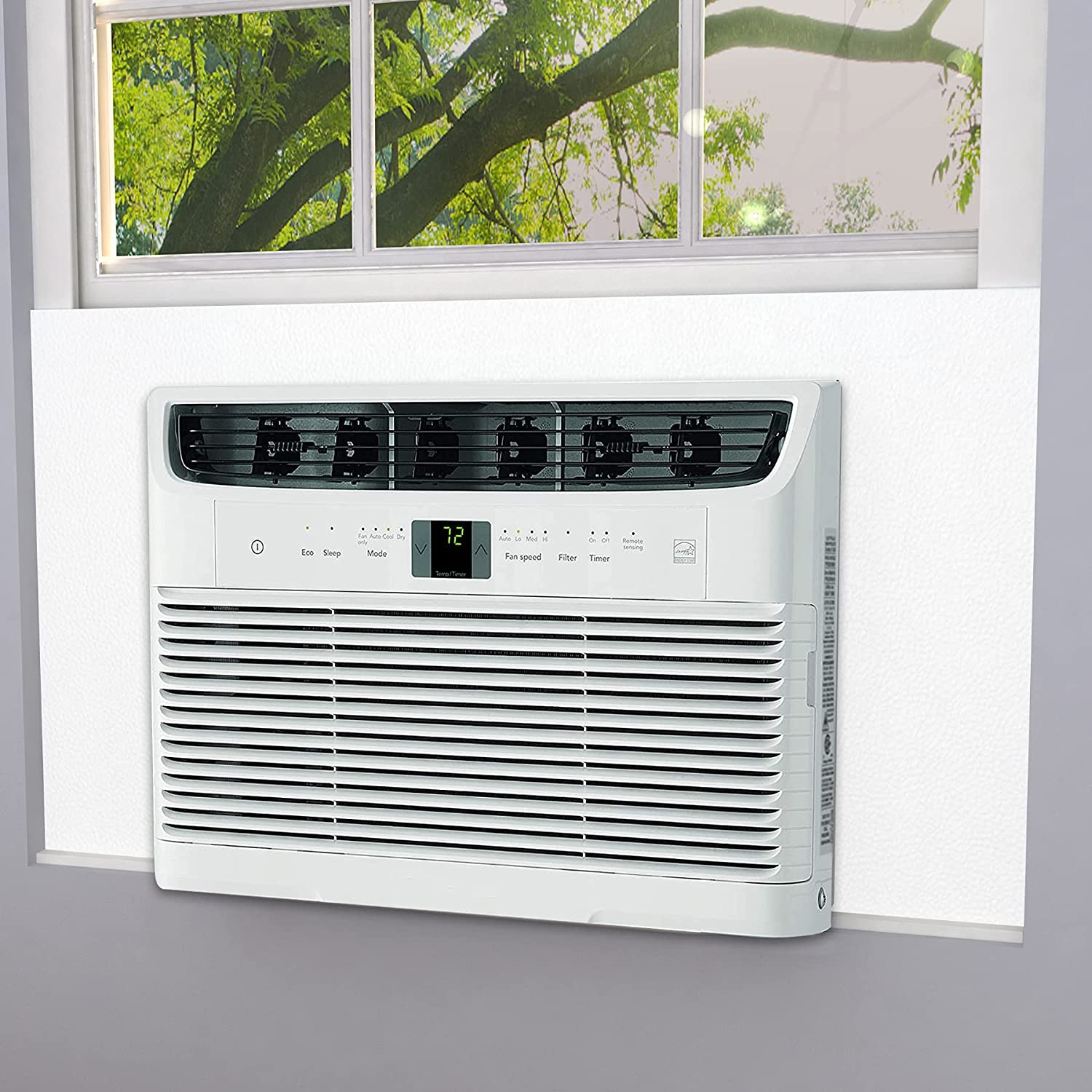 Pearwow Window Air Conditioner Surround Foam Insulation PanelsAc Side Insulatin
