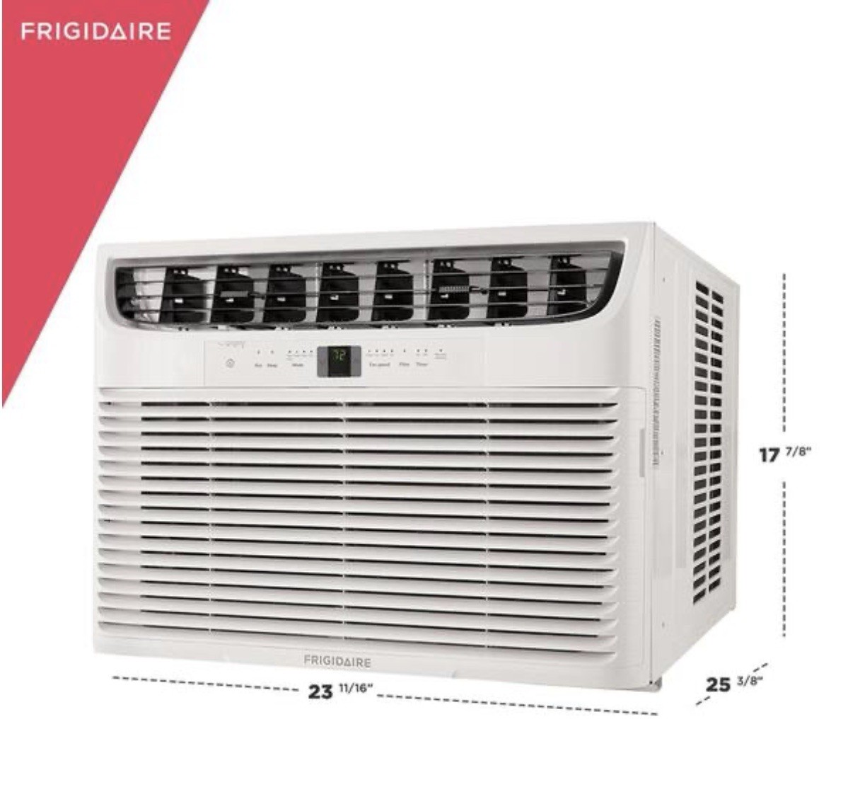 Frigidaire FFRE153WAE 15,100 BTU 115V Window-Mounted Air Conditioner (White)