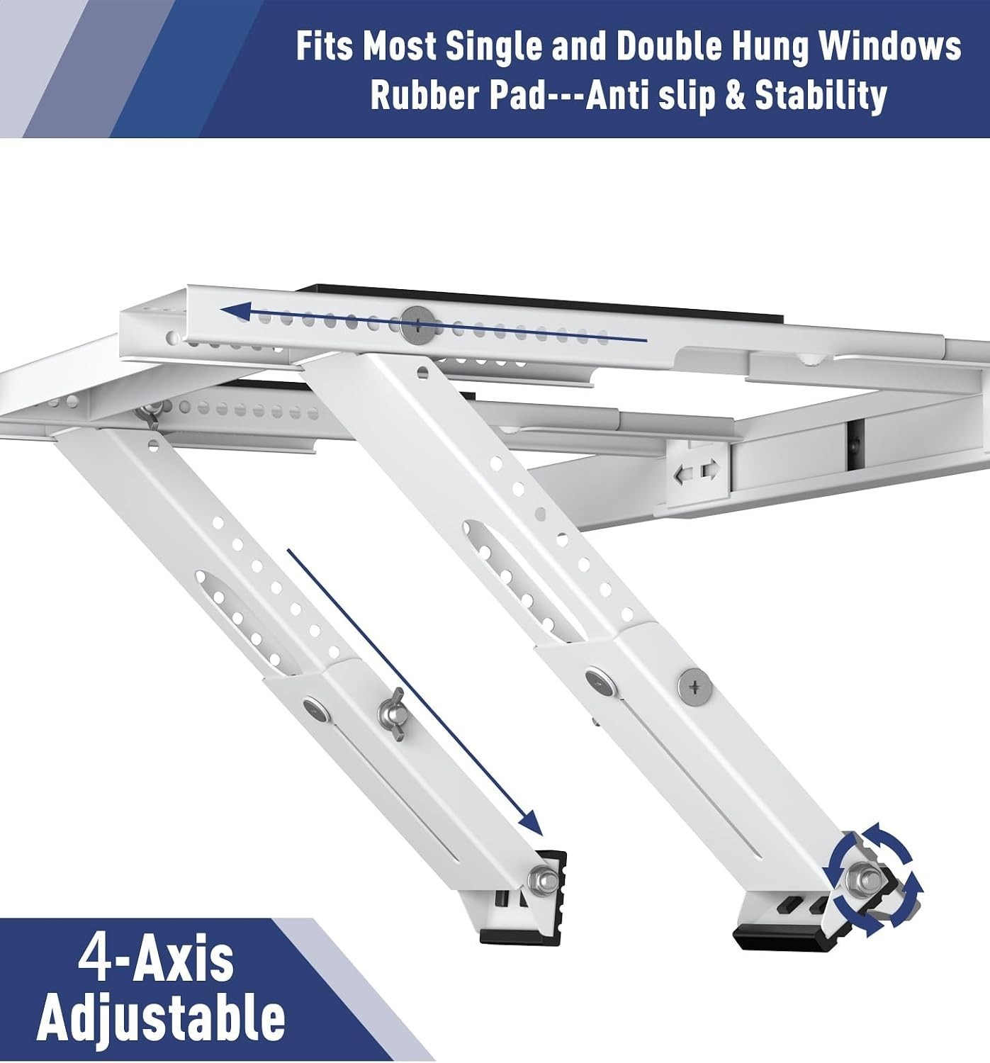 Sturdy Window AC Support Bracket – Adjustable & Safe Pest Protection Included