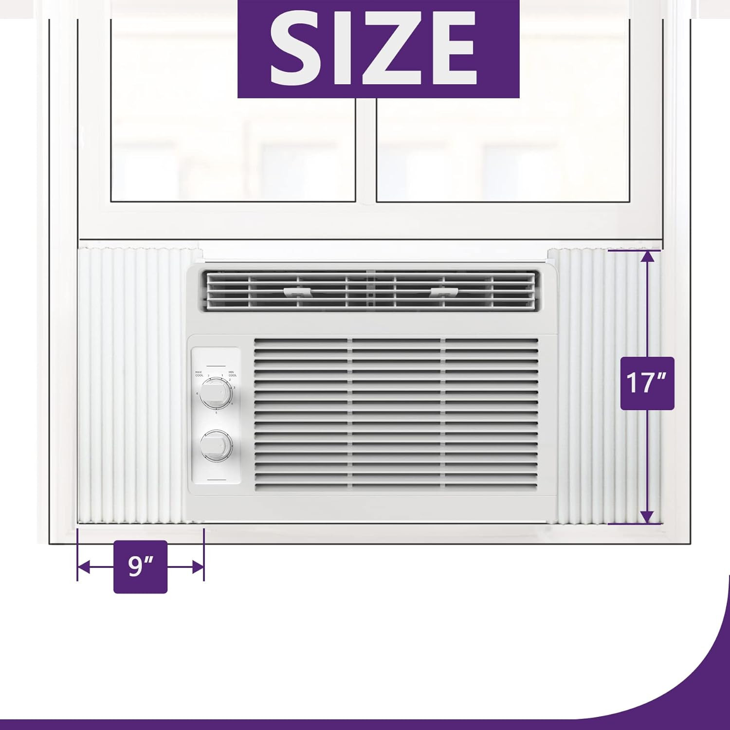 Window Air Conditioner Foam Insulation Panels,Window AC Side Panel Kit,Summer an