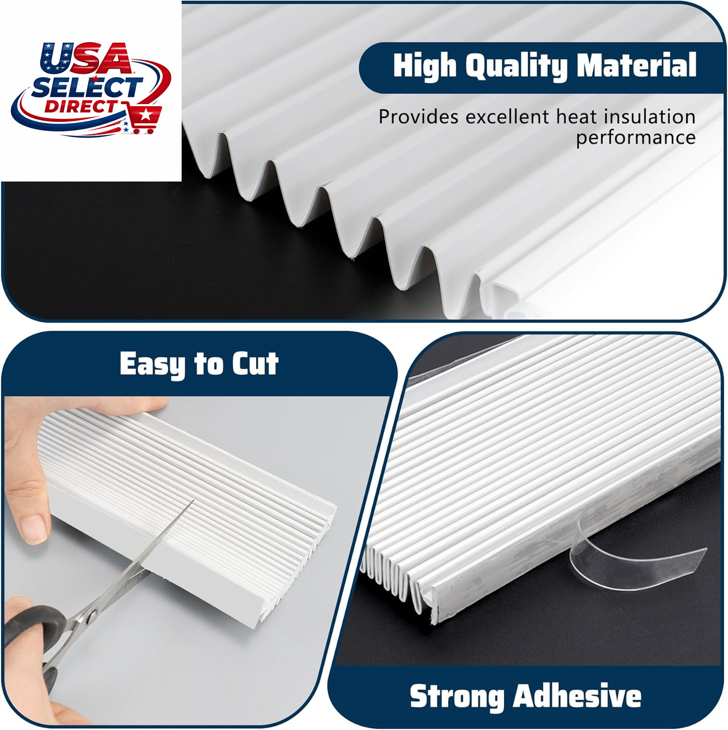 Adjustable Window Air Conditioner Side Panels Frame Set – Extra Wide