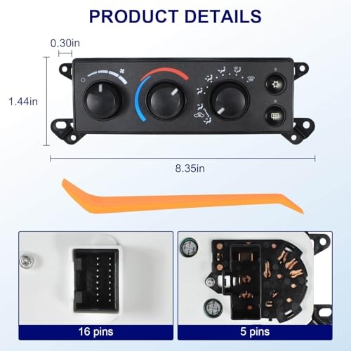 P55056569AC A/C Heater Climate Control Module Compatible with 2006-2008 Dodge