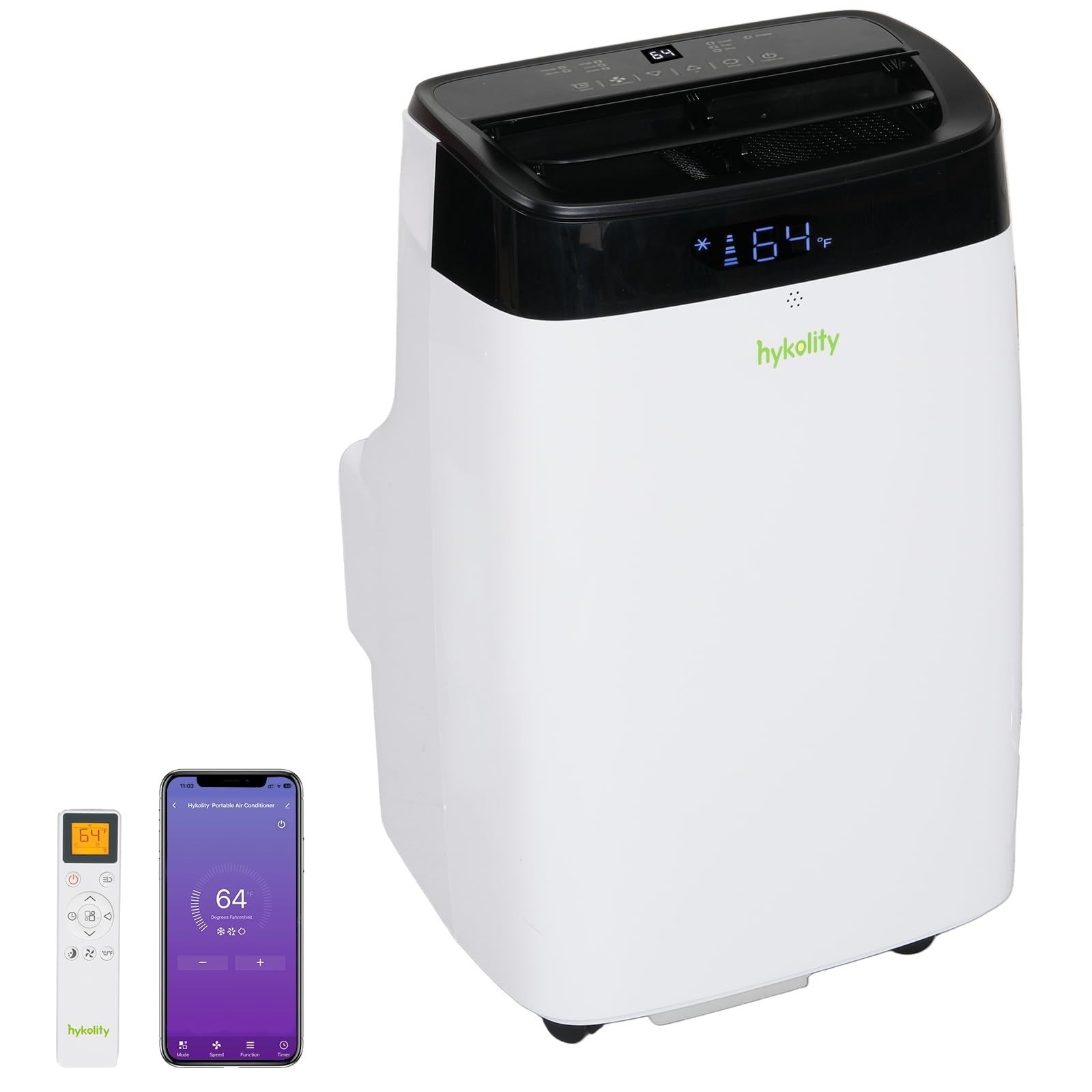 8000 BTU WiFi Window Air Conditioner with Remote Control, Energy Saving