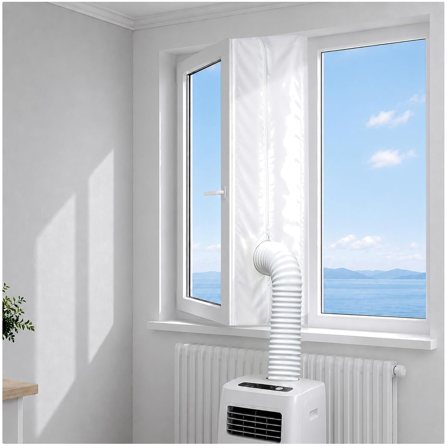Energy-Saving Window Seal Kit for Portable Air Conditioners//