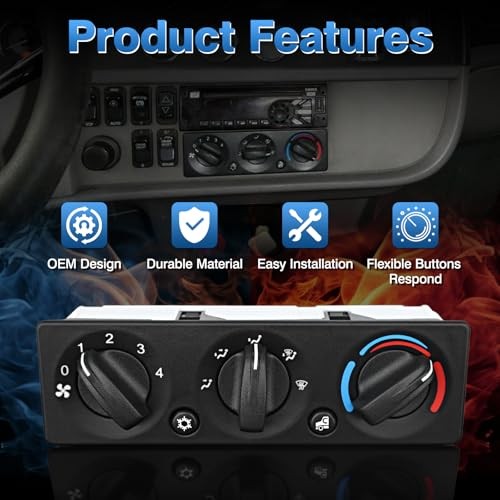 Q21-6012 HVAC A/C Heater Climate Control Panel Compatible with 2008-2015