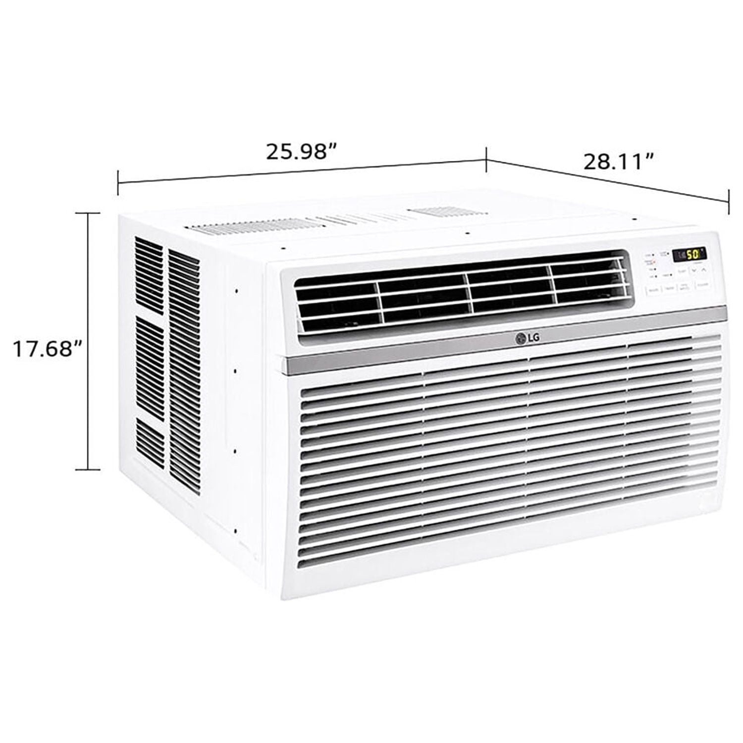 LG 18,000 BTU WINDOW AIR CONDITIONER WITH REMOTE, LW1816ER – – Scratch & Dent