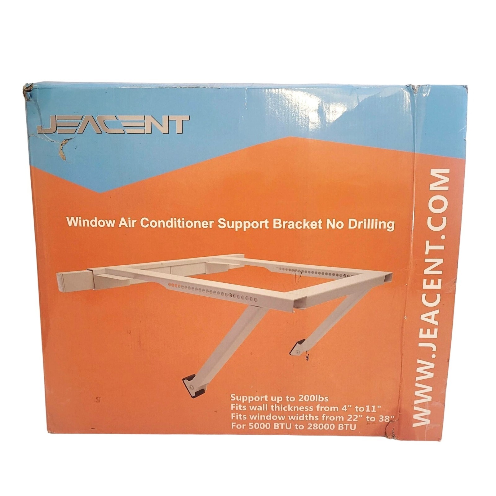 Heavy Duty Steel Air Conditioner Support Bracket AC Holds up to 200 lb No tools