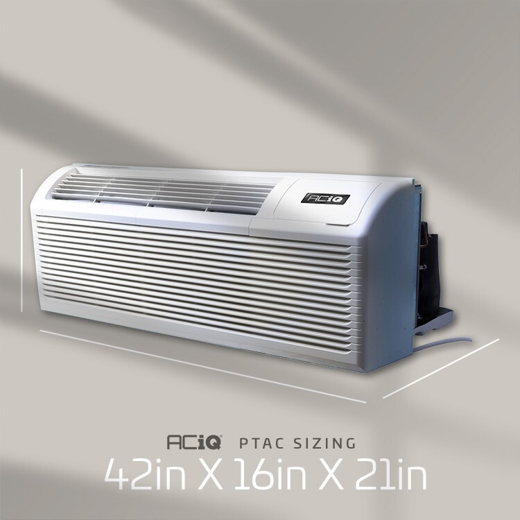 ACiQ 12000 BTU PTAC Heat Pump Air Conditioner Unit & 3.5kW Electric Heater – R32