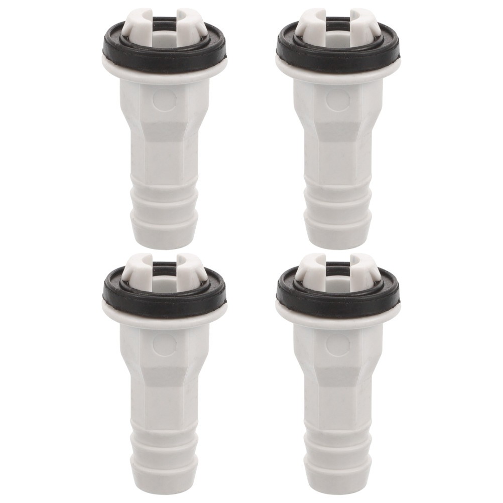 4Pcs Reusable ABS Ac Drain Hose Adapter for Water Pipe Leakproof Design