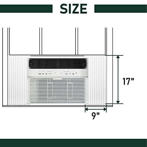 Window Air Conditioner Insulation Foam Panels, AC Side Panels Kit, 17in White