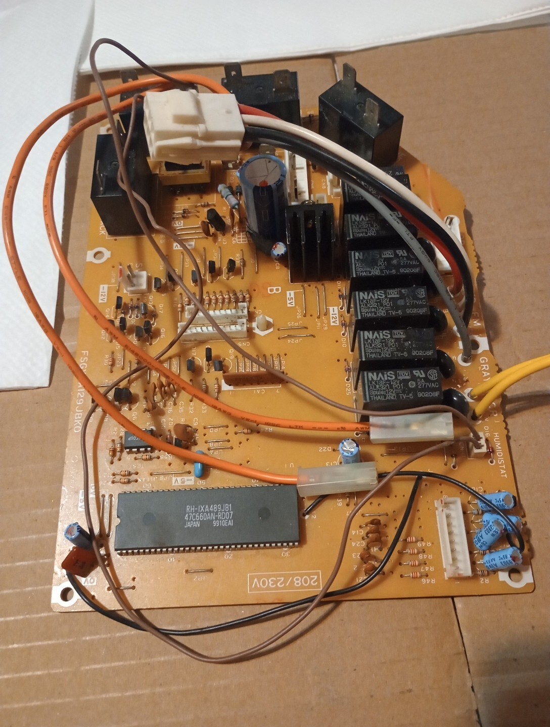 FSGY-AI29JBK0 QPWBFB091JBE0 OEM control Panel of Sharp Wall Unit Air Condition