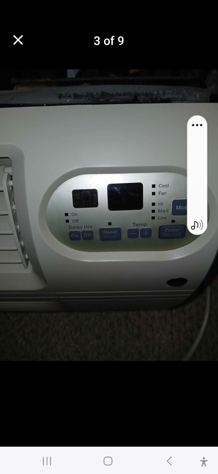 GE energy star 230/208 volt air conditioner 12,000 BTU’s model AJCQ12DCGL2