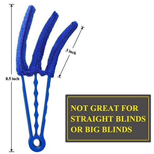 Window Blind Cleaner Duster Brush with 5 Microfiber Sleeves – Blind Cleaner