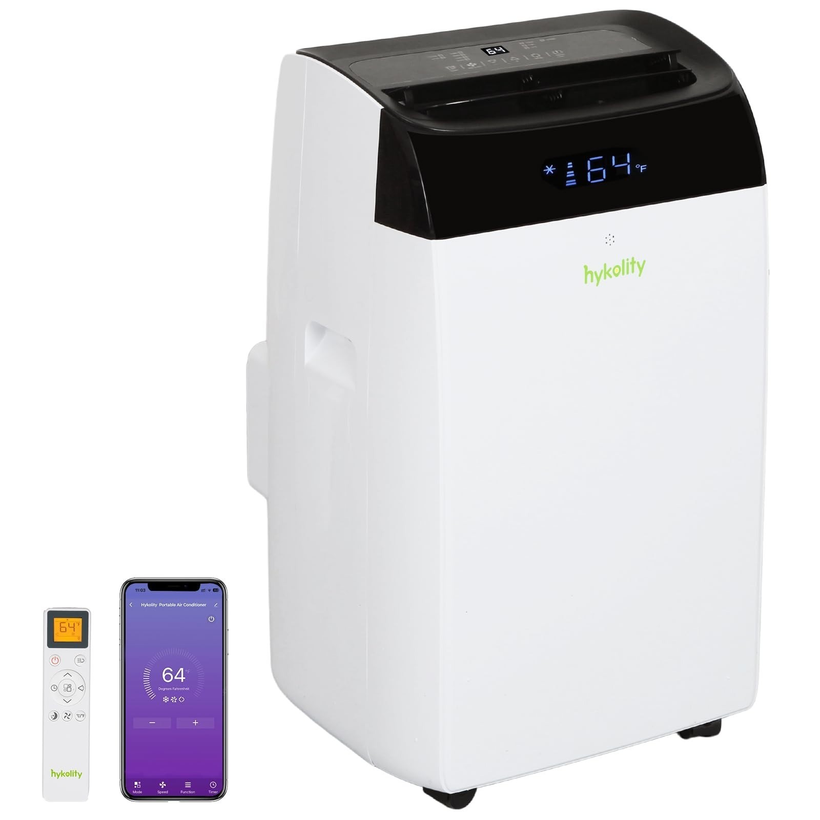 8000 BTU WiFi Window Air Conditioner with Remote Control, Energy Saving