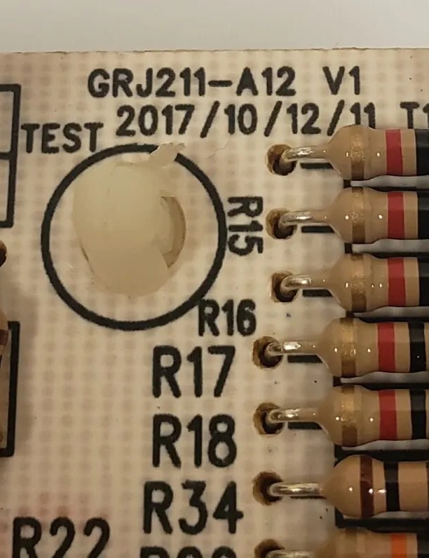 FFRE1033U1 M211F1AZJ GRJ211-A12 Electrolux Wall Unit Air Condition Control Board