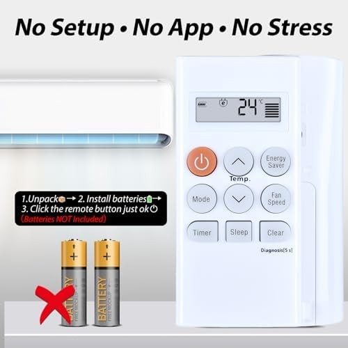 New Replacement AC Remote Control for LG Portable Window Air Conditioner, Fit fo