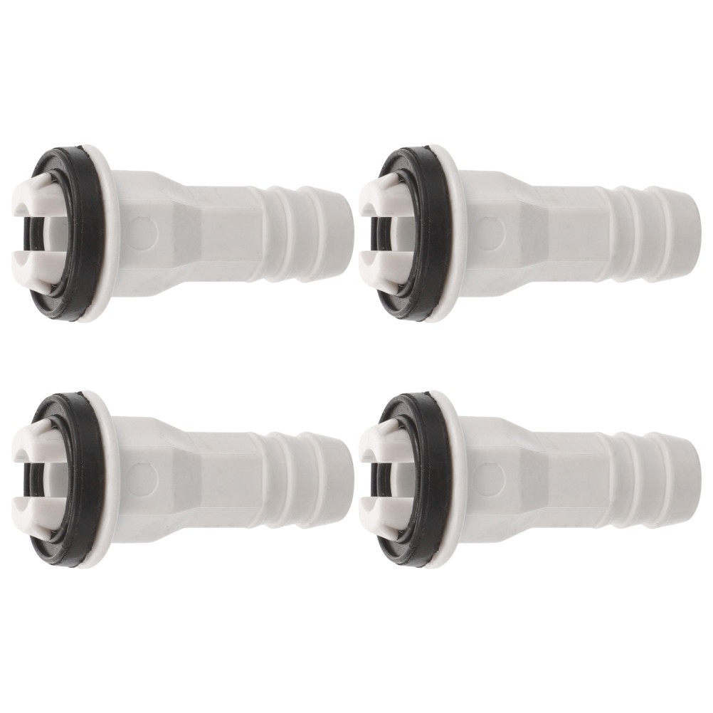 4Pcs Reusable ABS Ac Drain Hose Adapter for Water Pipe Leakproof Design