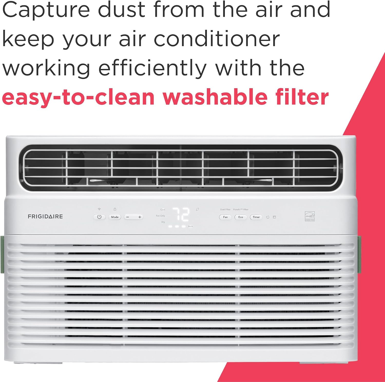 Frigidaire 8,000 BTU Smart Inverter Window Air Conditioner with Wi-Fi and Energy