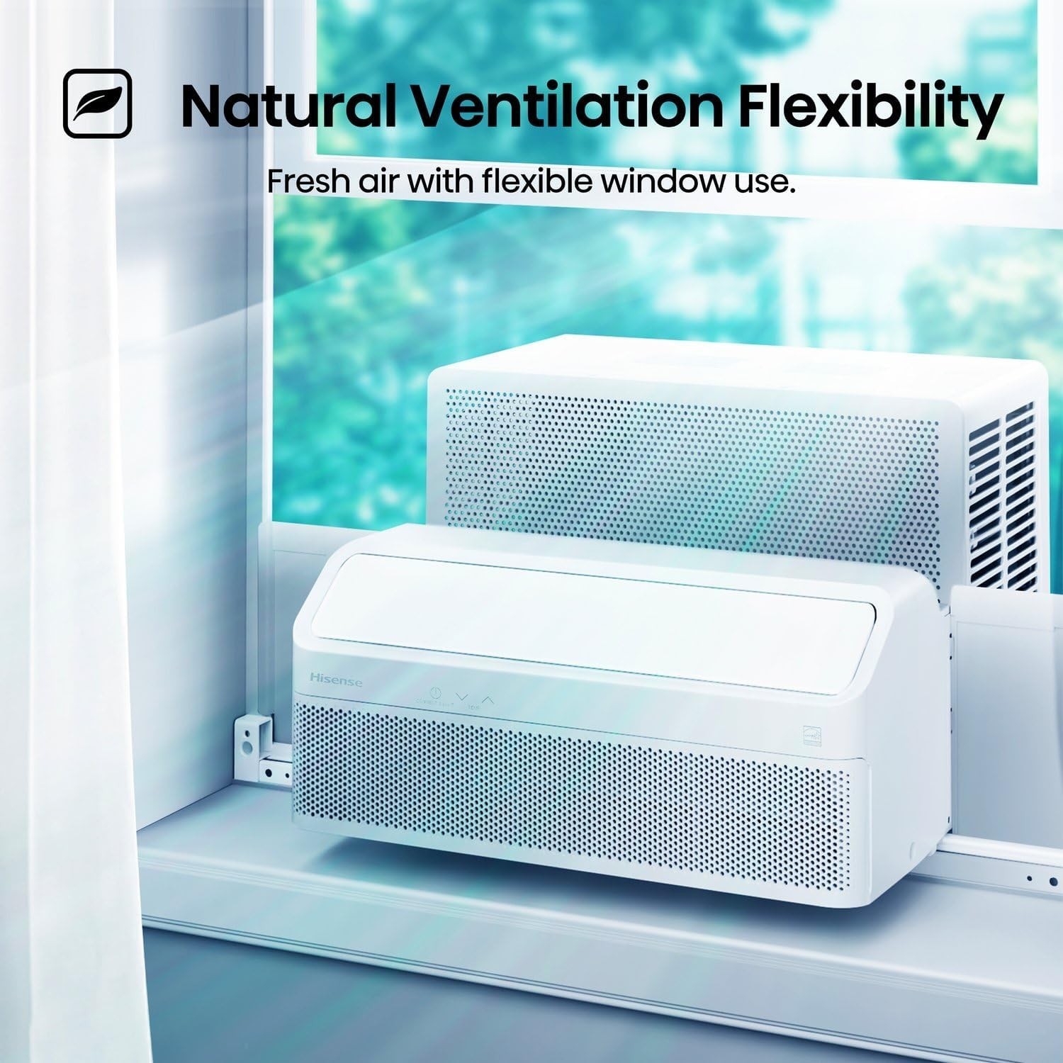 8000 BTU Inverter Window Air Conditioner Unit, WiFi Smart App Control, Energy…