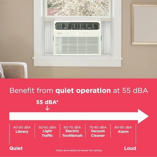 Frigidaire FHWW124TE1 12000 BTU Smart Window AC w/ Wi-Fi Remote 115V