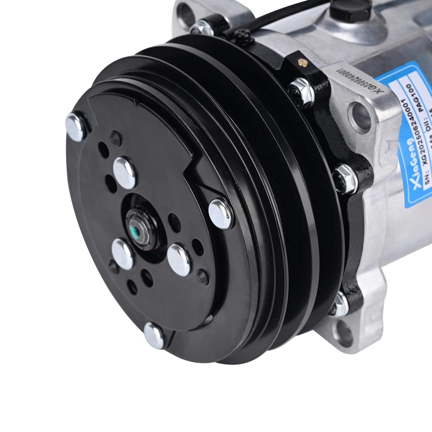 Universal AC Compressor with Clutch 2 Grooves Sanden 508 Air Conditioner
