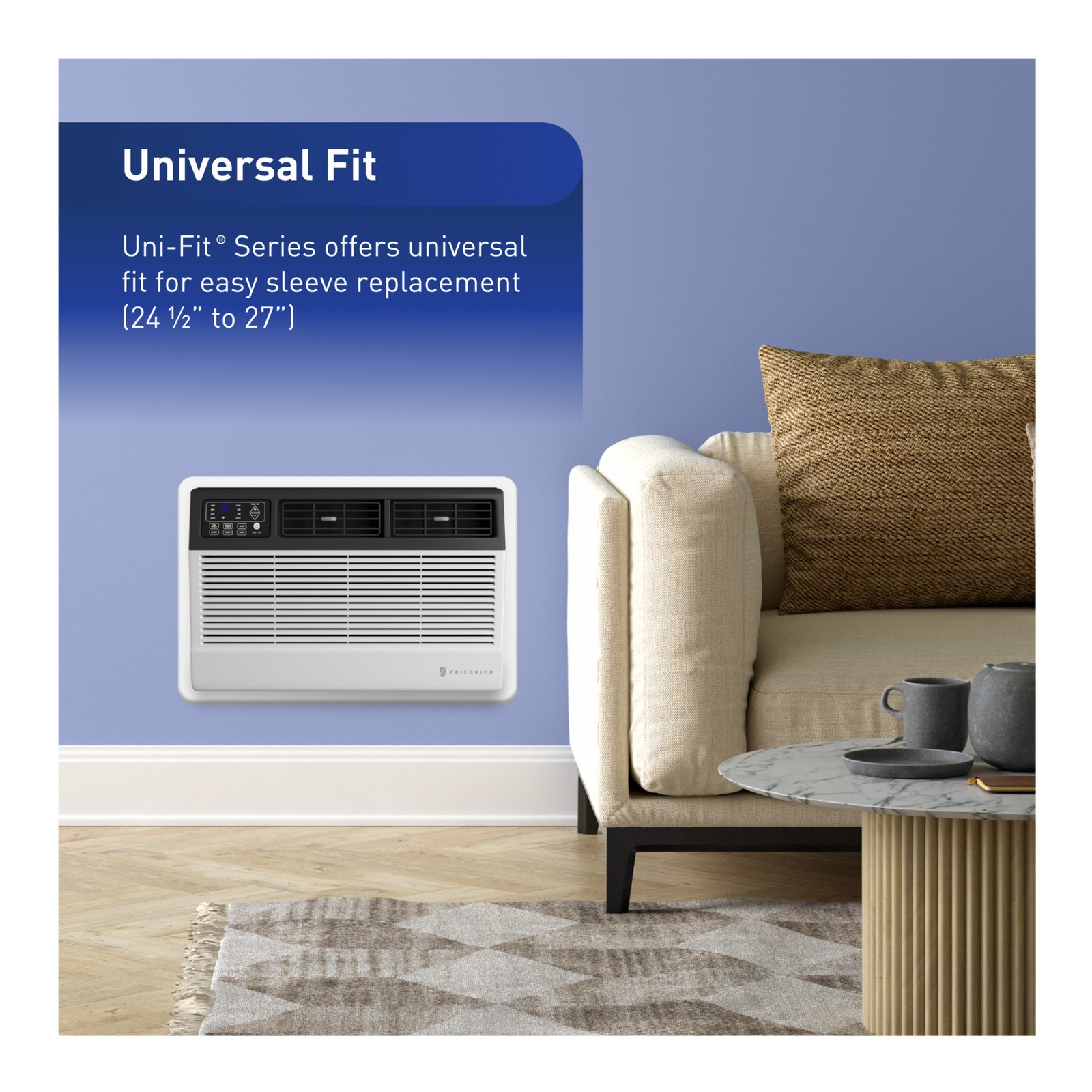Friedrich Uni-Fit 12000 BTU Smart Through the Wall Air Conditioner 230 Volts