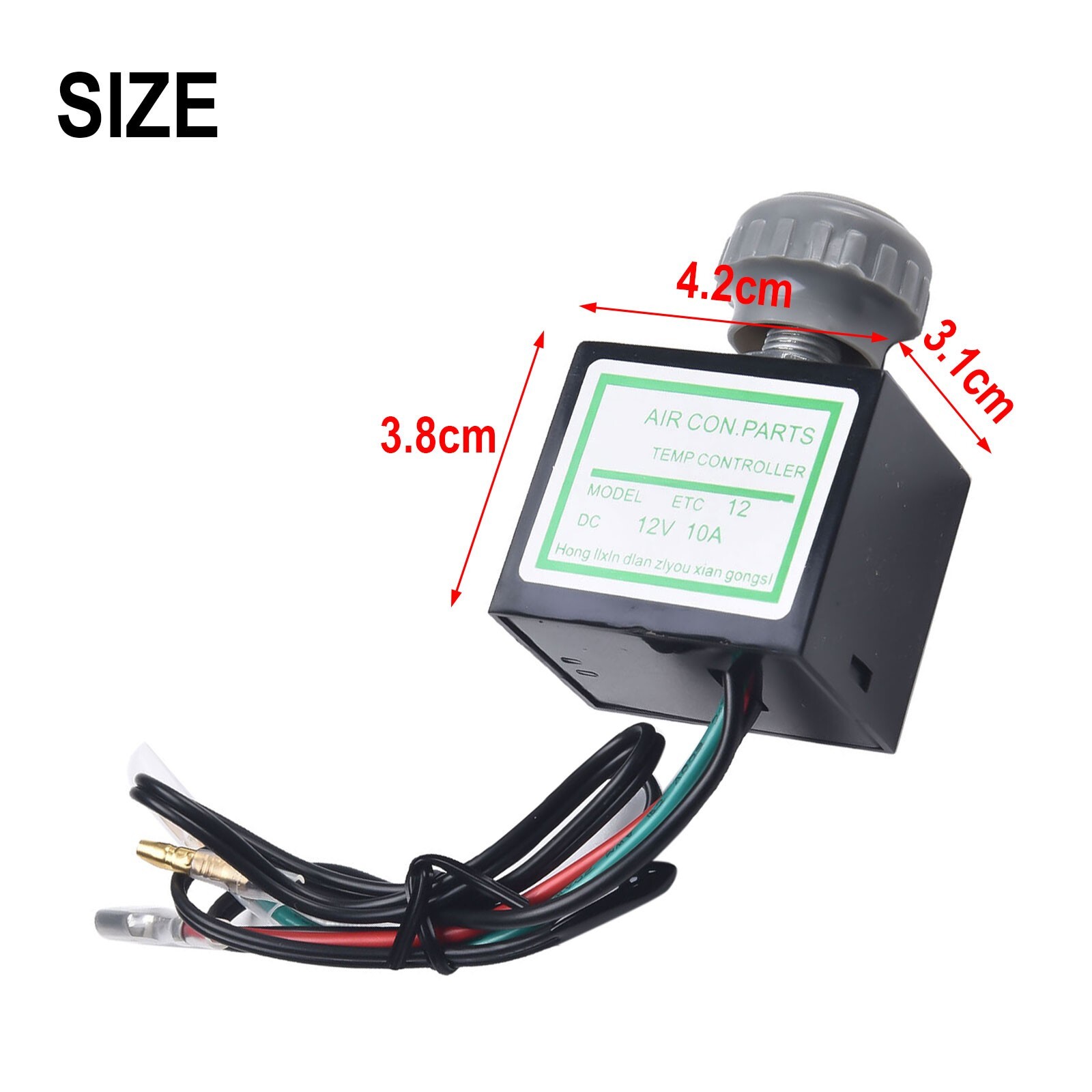 12V 10A Car Air Conditioner Electronic Thermostat Switch Temperature Control Aut