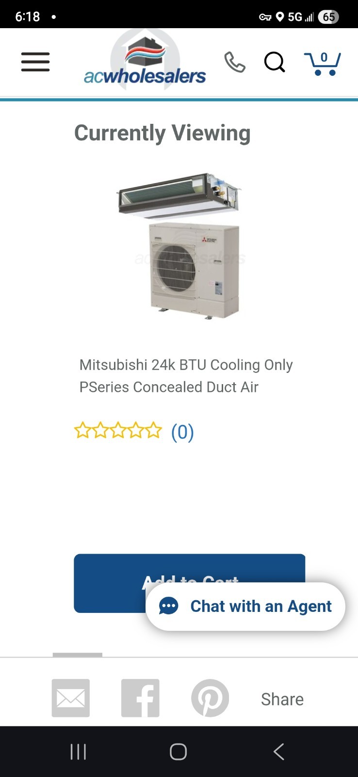 MITSUBISHI-24K Btu PUY-A24NHA7 Bundle 24000 BTU Air Conditioner
