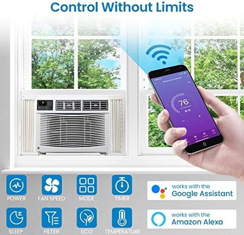 Window Air Conditioner, 10,000 BTU Compact AC Unit, Energy Saving Window AC, …