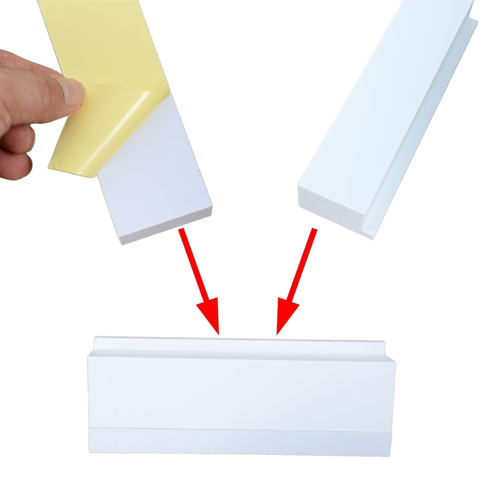5 Pack Foam Block for U-Shaped Window AC Installation with Weather Seal Strip