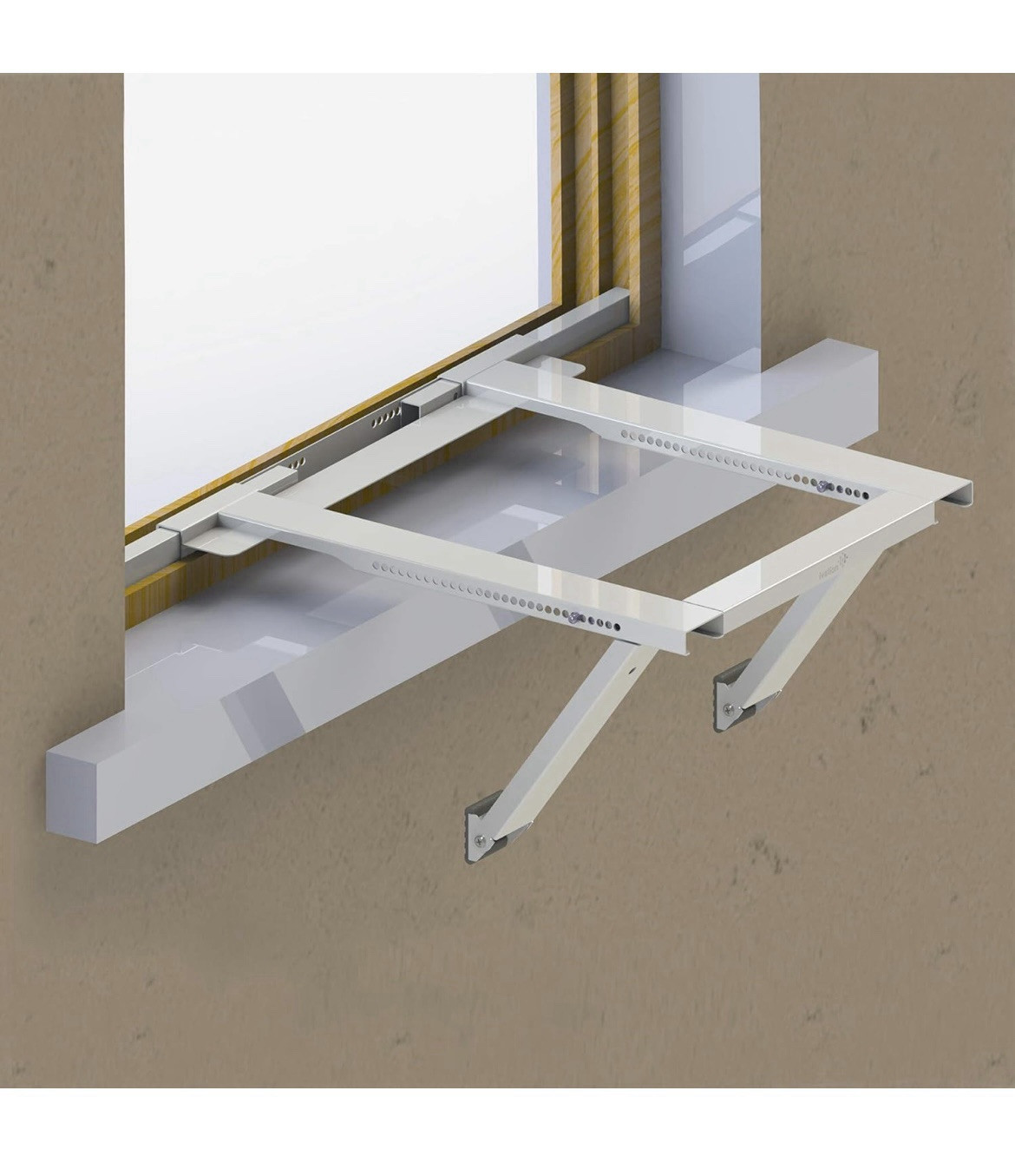 Air Conditioner Support Bracket, No Tools or Drilling Required, Window AC Mount