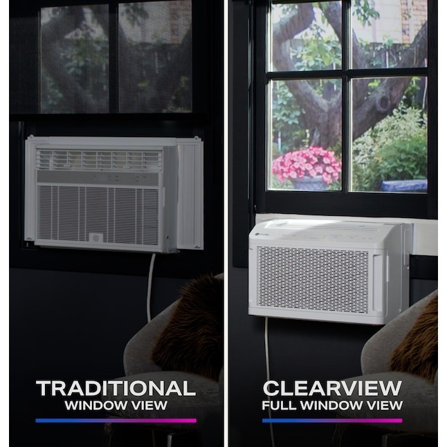 GE Profile ClearView 8,300 BTU Smart Ultra Quiet Window Air Conditioner
