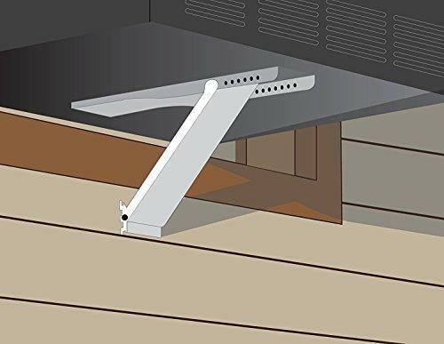 Universal Heavy Duty Window Air Conditioner AC Support Bracket, Up to 165 lbs,