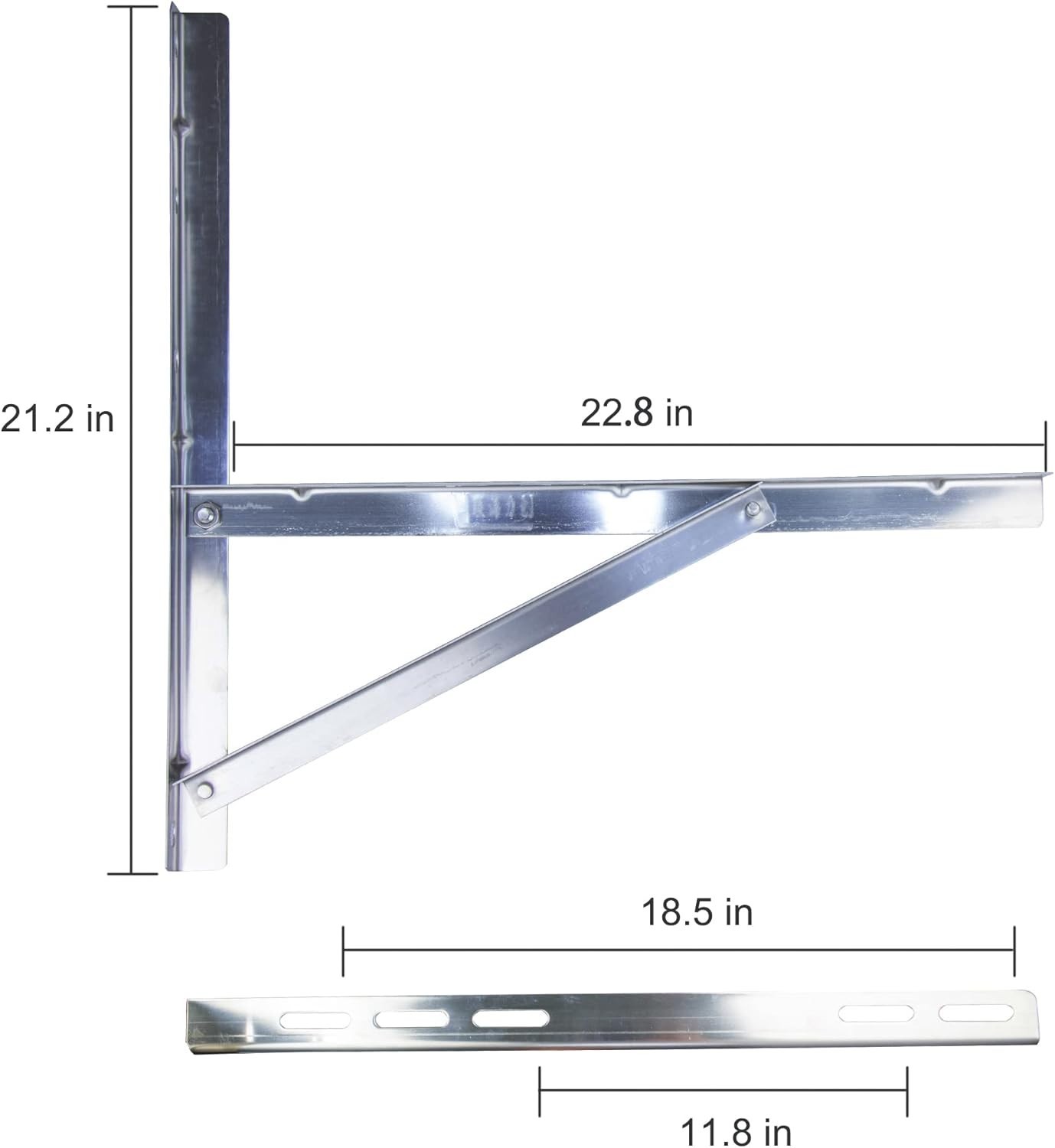 Heavy Duty Stainless Steel AC Wall Mount Bracket 9000-36000 BTU Mini Split