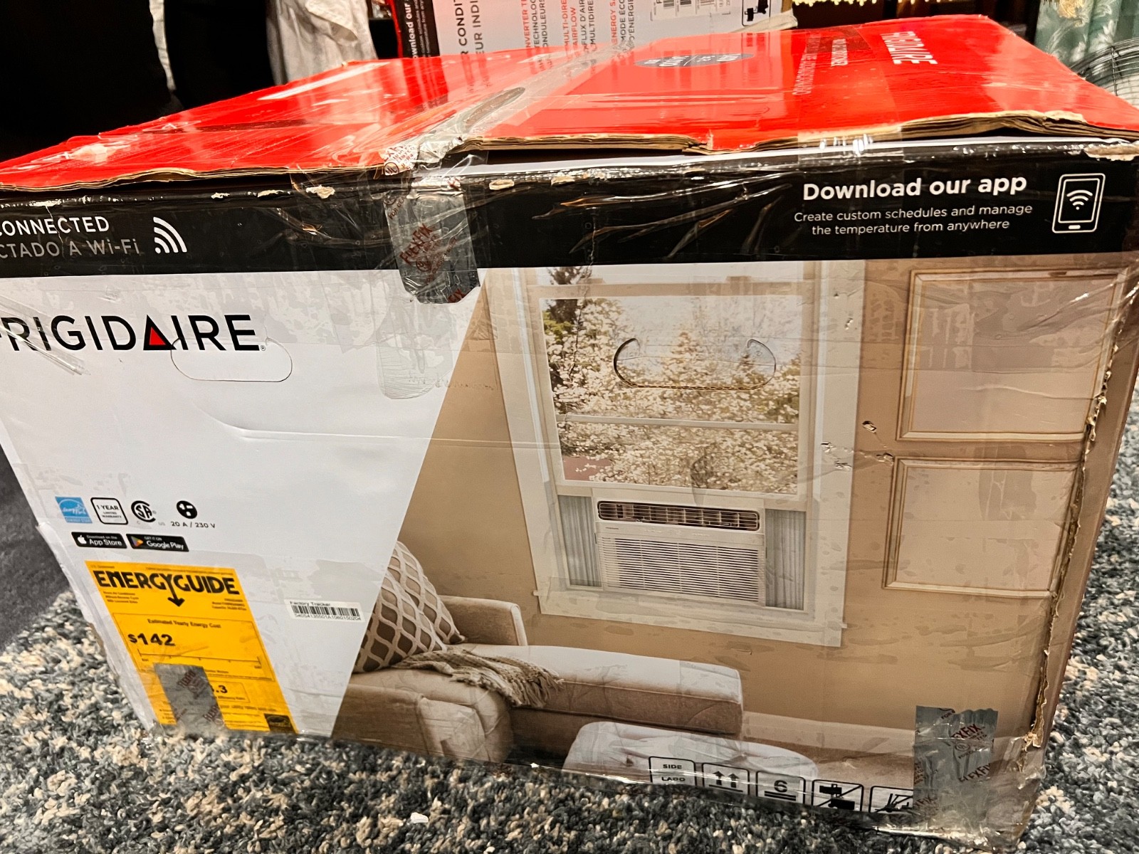 Brand New White Frigidaire Air Conditioner 24000 BTU