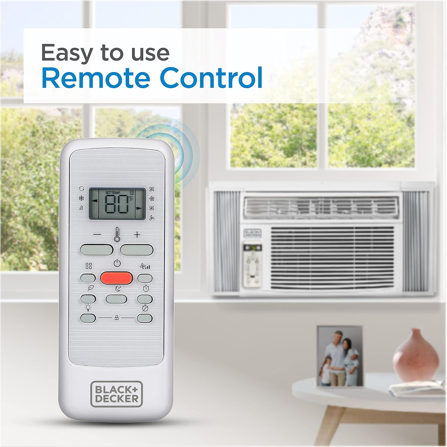 BLACK+DECKER Window Air Conditioner 10000 BTU, AC Window Unit Cools up to 450 Sq