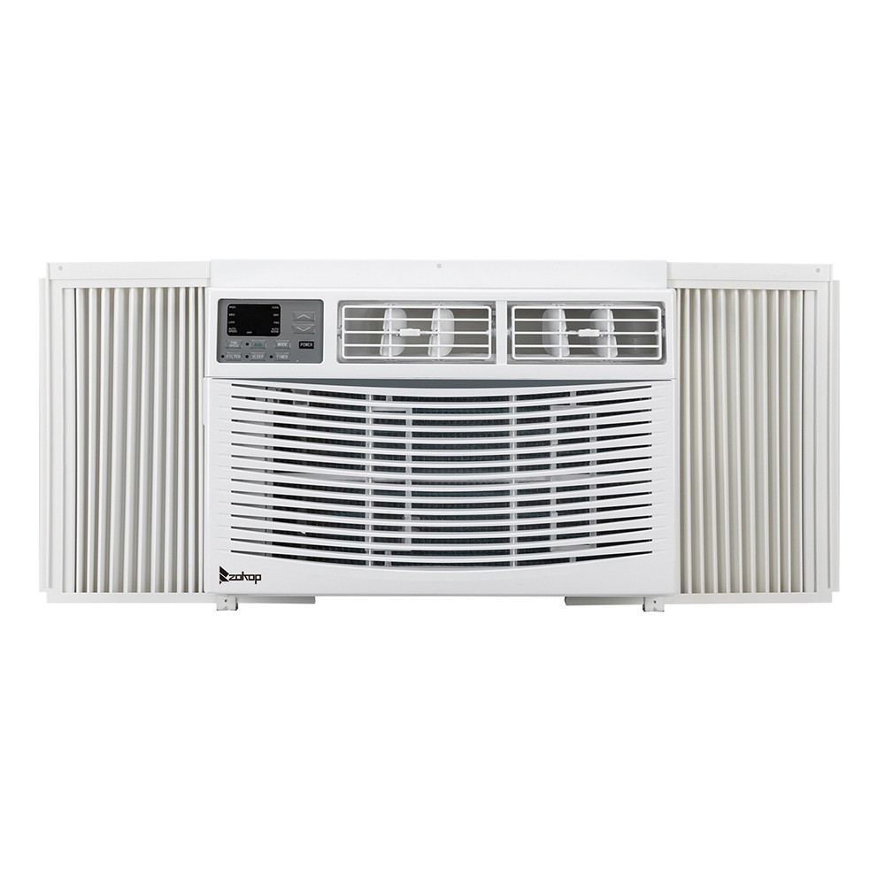 10000 BTU Window-Mounted Room Air Conditioner 1100W w/ Washable Filter 3 Speeds