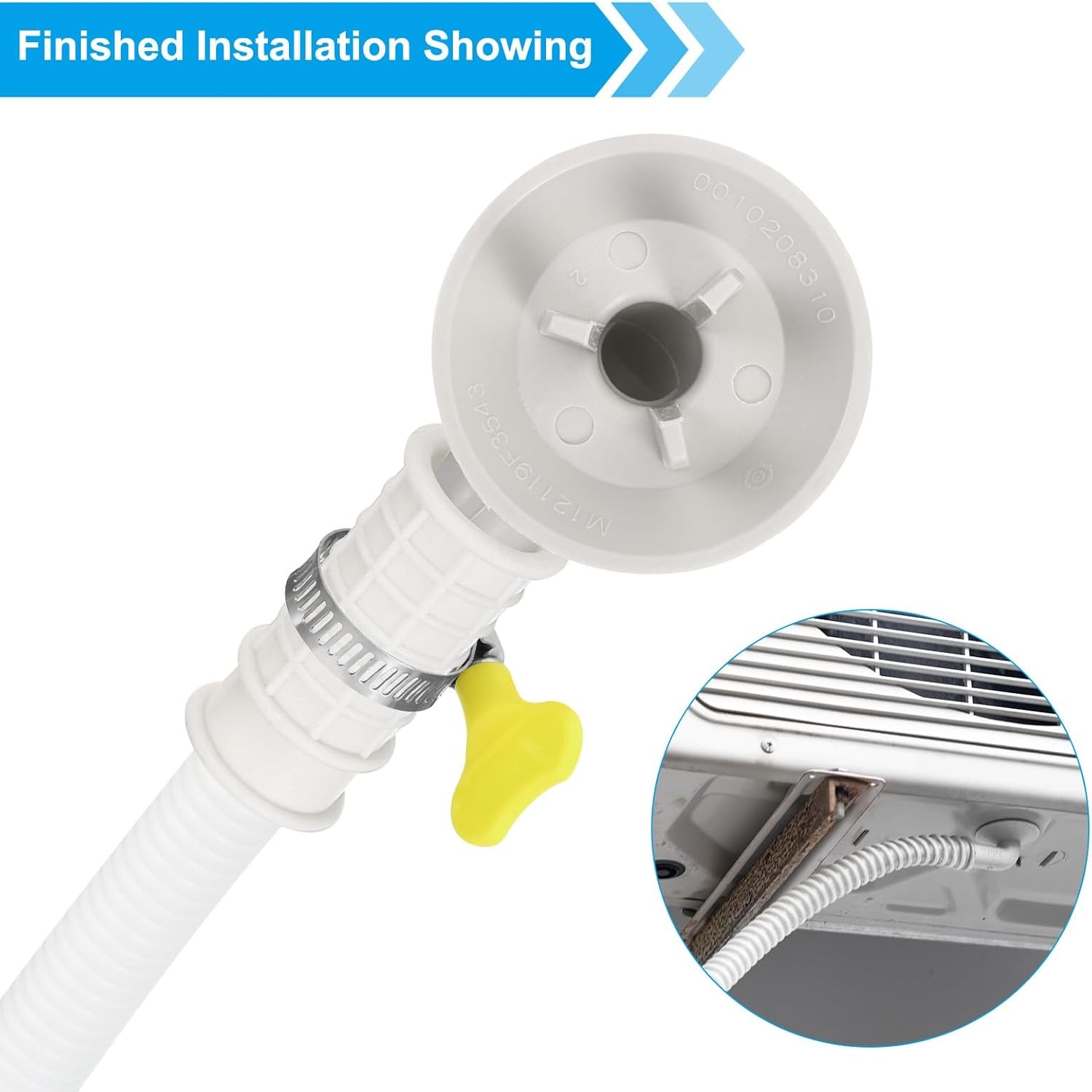 4.9ft Air Conditioner Drain Kit Universal AC Drain Hose Connector Hose