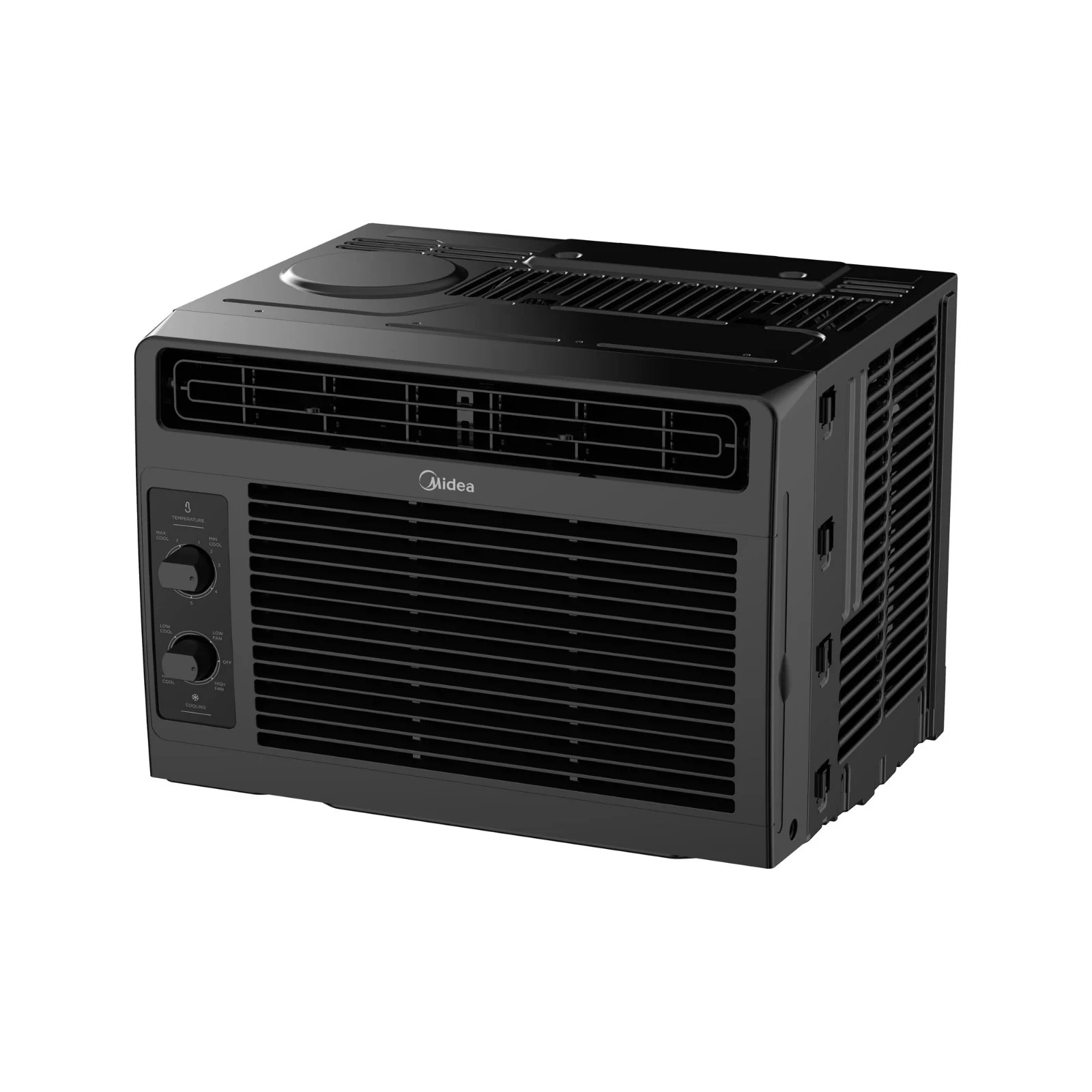 Midea 5,000 BTU Room Window Air Conditioner Mechanical Control AC Black New