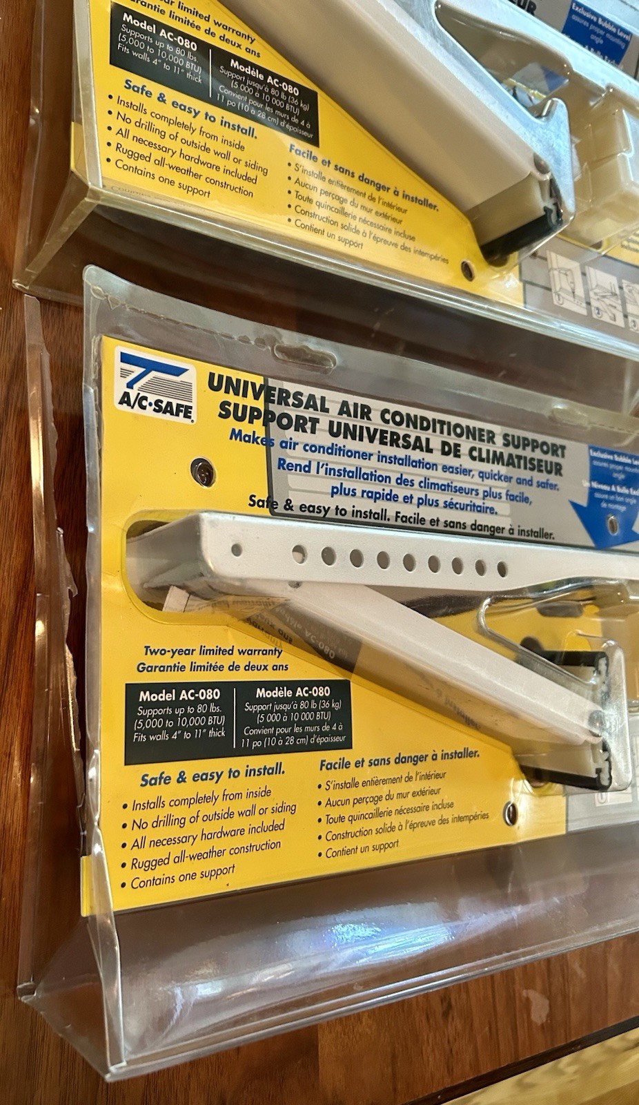 2 A/C Safe Universal Air Conditioner Supports Model AC-080 New Sealed Mount Brac
