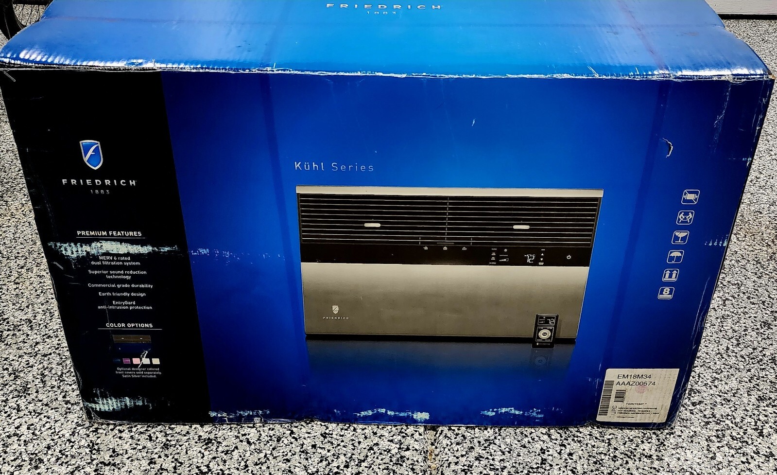 New Air Conditioner W/Heater Friedrich Kuhl Series 17,500 BTU