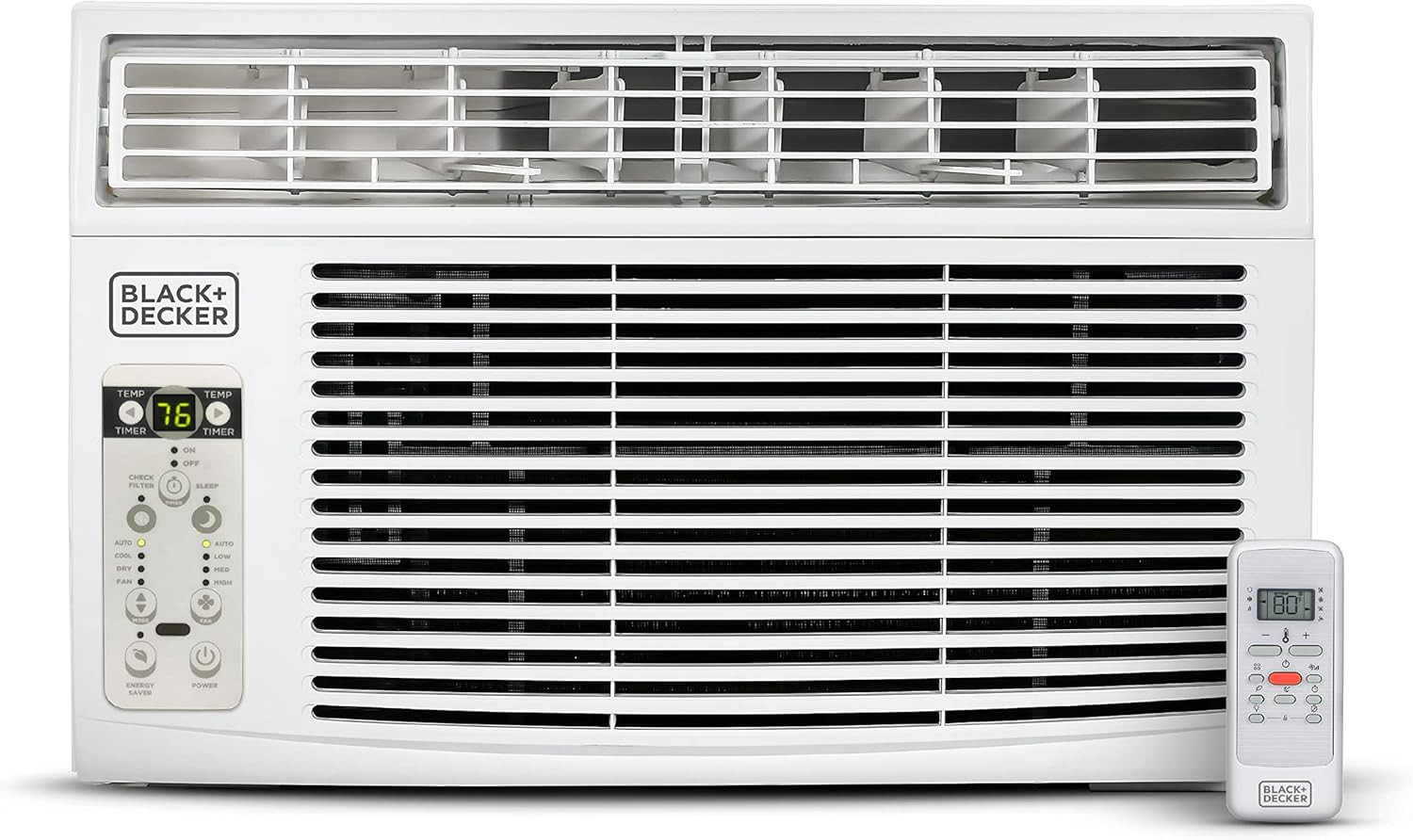 BLACK+DECKER Window Air Conditioner 14300 BTU, AC Window Unit Cools up to 700 Sq