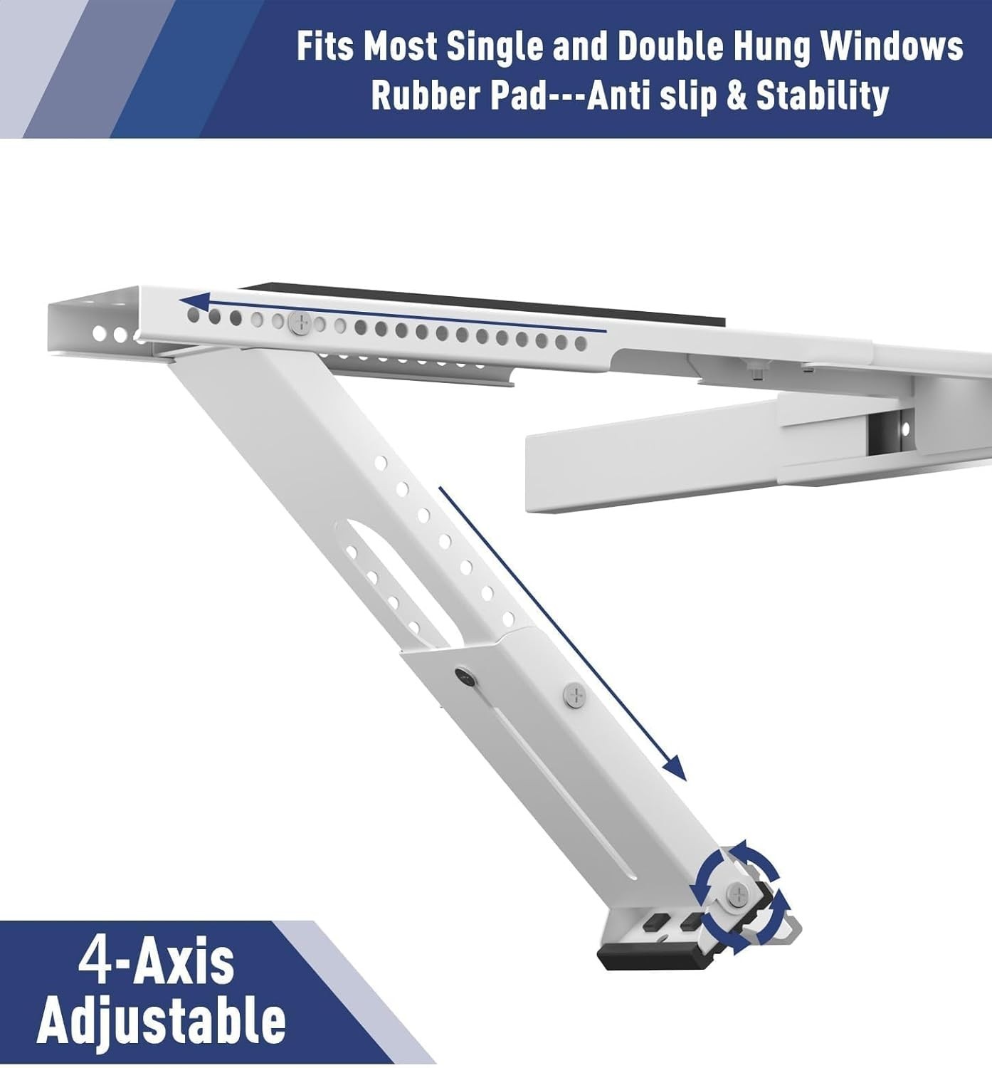 Steel AC Support Bracket for Double & Single Hung Windows, 29.5″